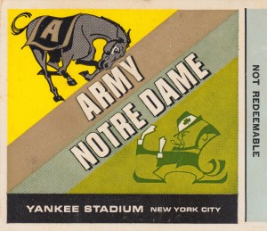 1969_College_Football_Notre Dame vs. Army_Historic Yankee Stadium_Unique New York Wall Art